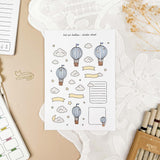 All 12 hand-drawn sticker sheets
