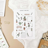 All 12 hand-drawn sticker sheets