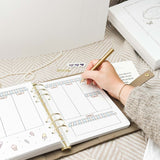 July - Ice cream theme - Monthly Planner Undated - 16 hand-drawn pages