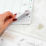 Weekly Planner Pad - A4 - Knitting - 100% recycled paper - 50 pages