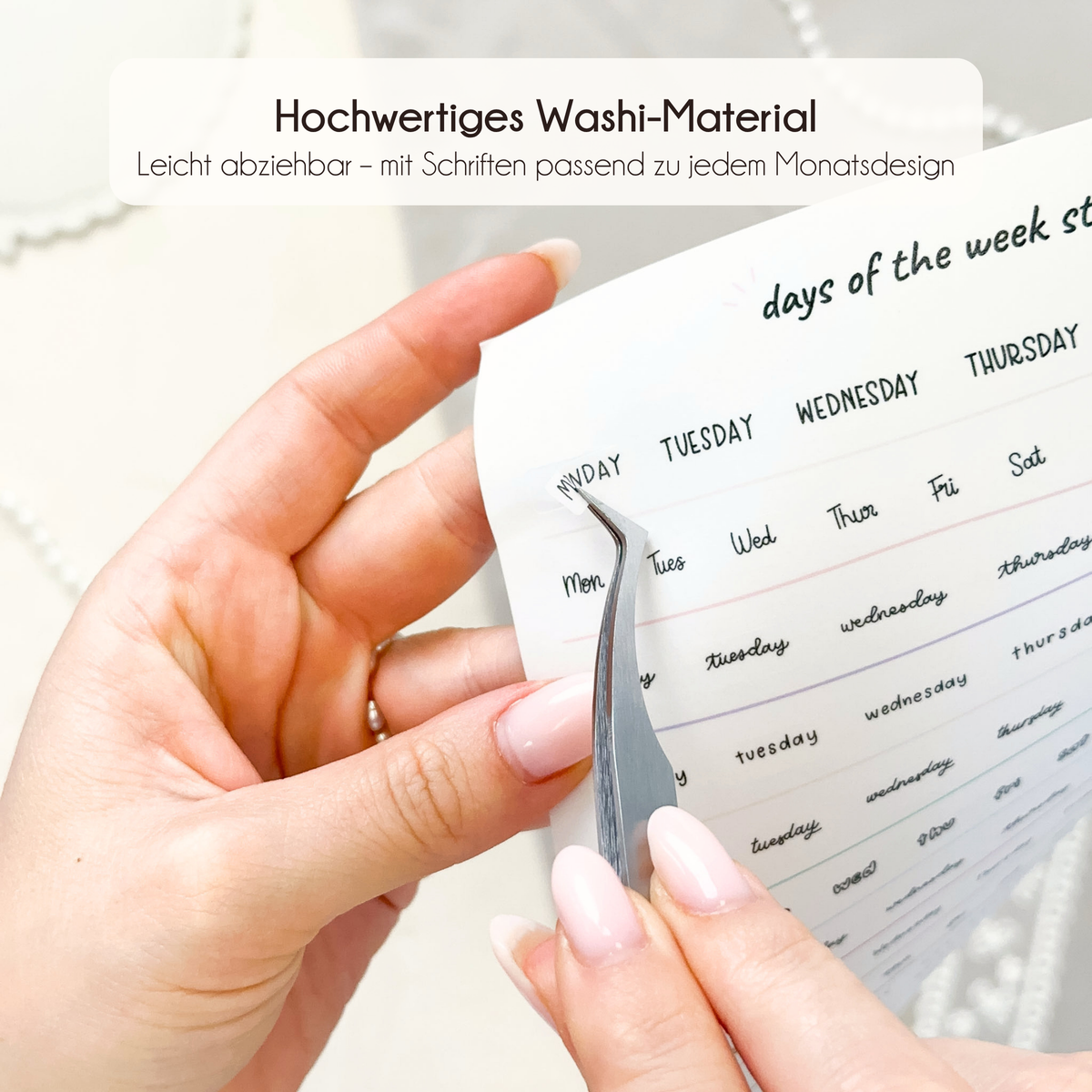 Days of the Week Stickers - 2026/27 Collection