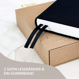 Hand-drawn planner - Undated - 100% recycled paper - Black