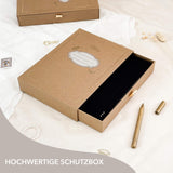 Hand-drawn planner - Undated - 100% recycled paper - Black