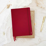 Hand-drawn journal - Undated planner - Bordeaux