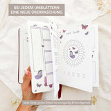 Hand-drawn journal - Undated planner - Bordeaux