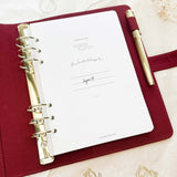 Ring Binder - Bordeaux