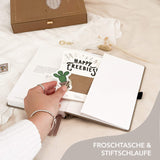 Dotted notebook - 176 pages - 100% recycled paper - Cappuccino