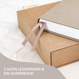 Hand-drawn planner - Undated - 100% recycled paper - Cappuccino