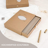 Hand-drawn planner - Undated - 100% recycled paper - Cappuccino