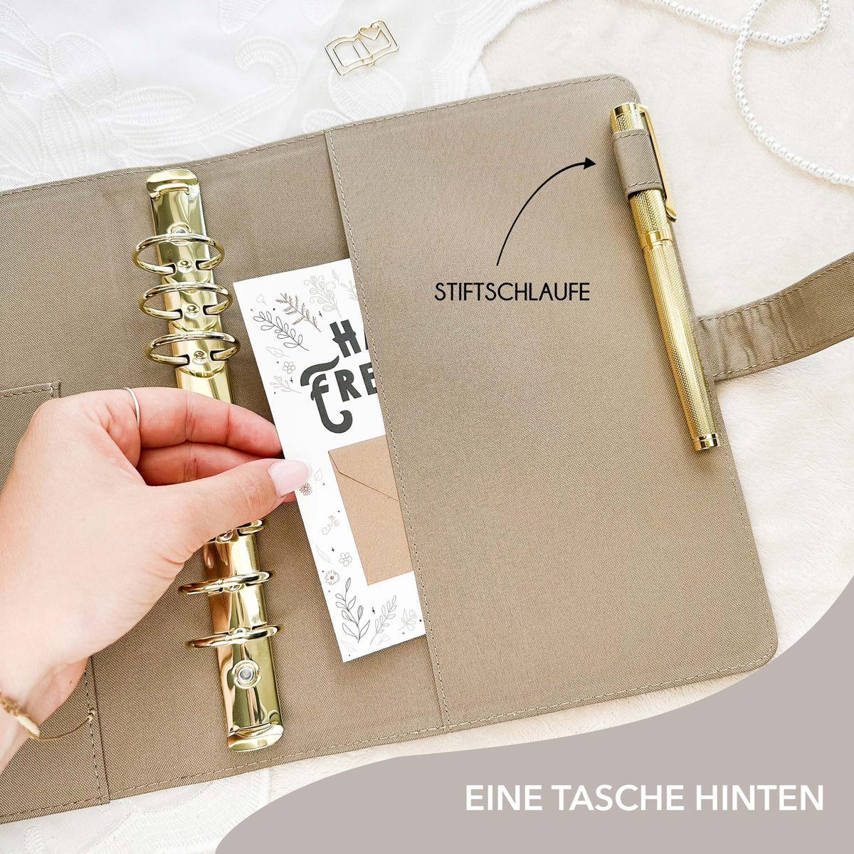 Ring Binder - Cappuccino
