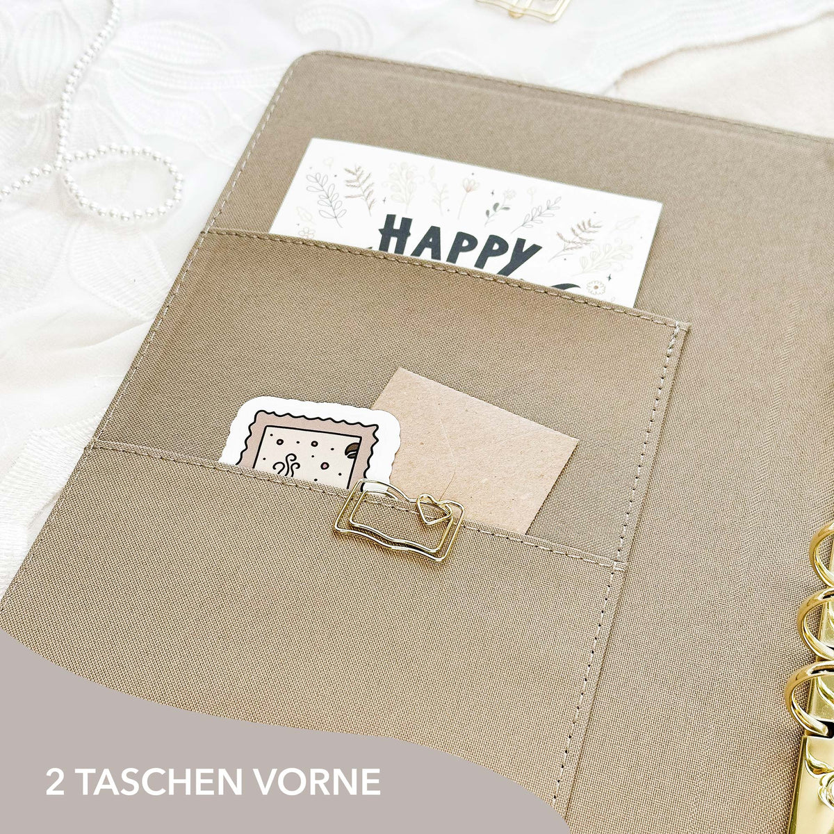 Ring Binder - Cappuccino