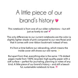 Dotted notebook from an old collection - 176 pages - 100% recycled paper - Light Rose