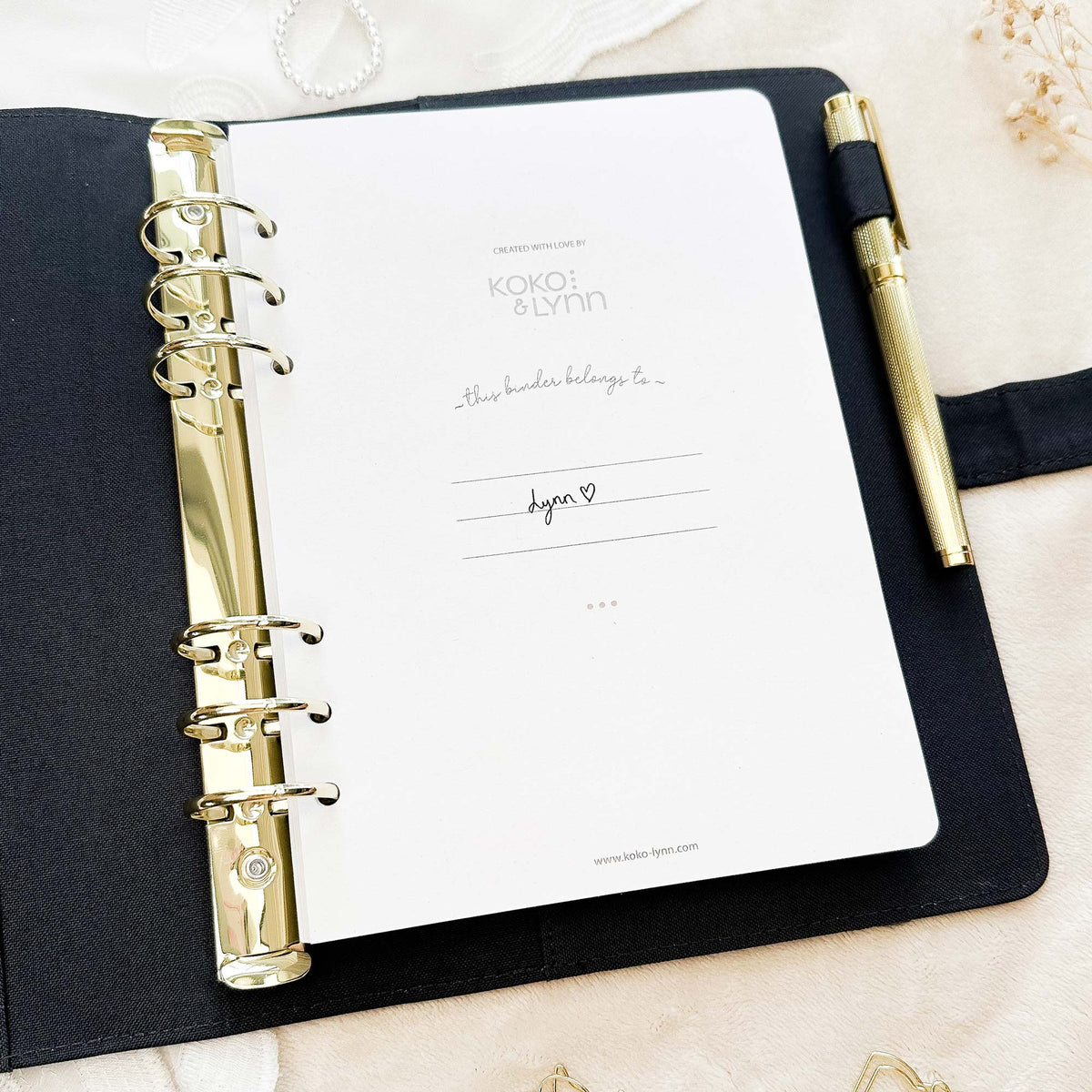 Ring Binder - Gray Sea