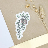 Hand-drawn sticker - Trailing plant- Size L