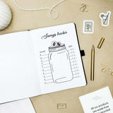 Savings tracker - Stick-in-page - 100% recycled paper