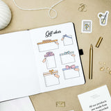 Gift ideas - Stick-in-page - 100% recycled paper