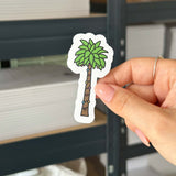 Hand-drawn sticker - Christmas palm tree - Size M