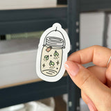 Hand-drawn sticker - Fireflies - Size M