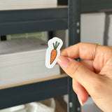 Hand-drawn sticker - Carrot - Size S