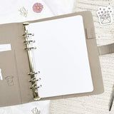 24 blank pages - Binder insert pack - 12 sheets (24 pages)