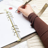 24 lined pages - Binder insert pack - 12 sheets (24 pages)