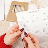 Date stickers set - 2026