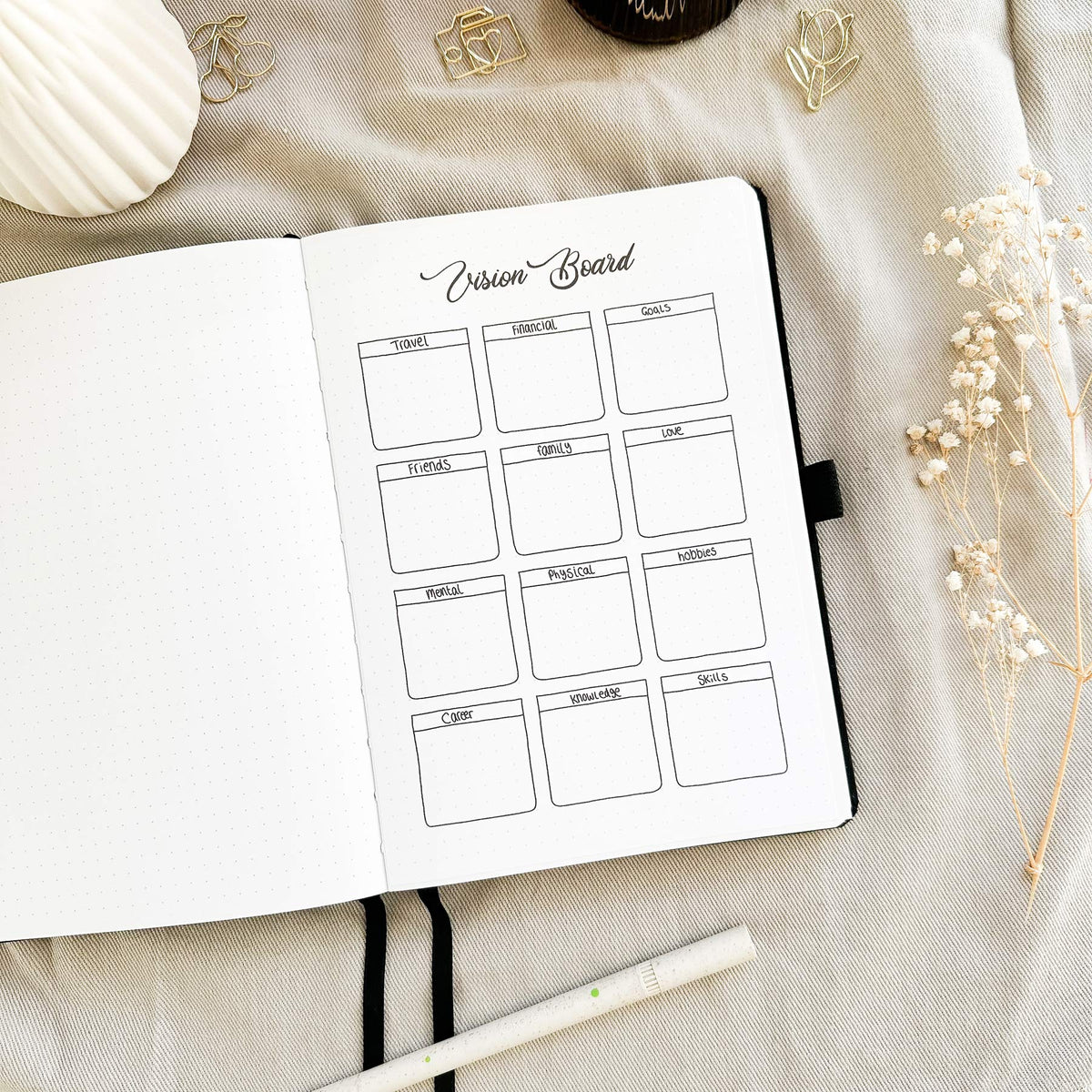 Vision board - Stick-in-page - 100% recycled paper