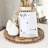 Daily Planner Pad - A5 - Butterflies - 100% Recycled paper - 50 pages