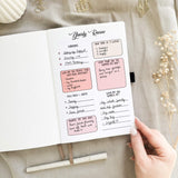 Yearly review - Stick-in-page - 100% recycled paper