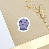 Hand-drawn sticker - Crystal ball - Size M