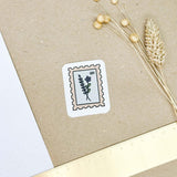 Hand-drawn sticker - Lavender stamp - Size M