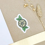 Hand-drawn sticker - Lemon - Size M