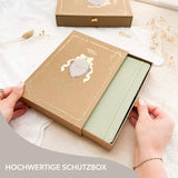 Hand-drawn journal - Undated planner - Light green