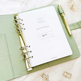 Ring Binder - Light Green