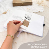 Hand-drawn journal - Undated planner - Lilac