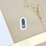 Hand-drawn sticker - Mini cactus - Size S