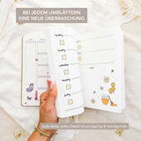 Hand-drawn journal - Undated planner - Mustard