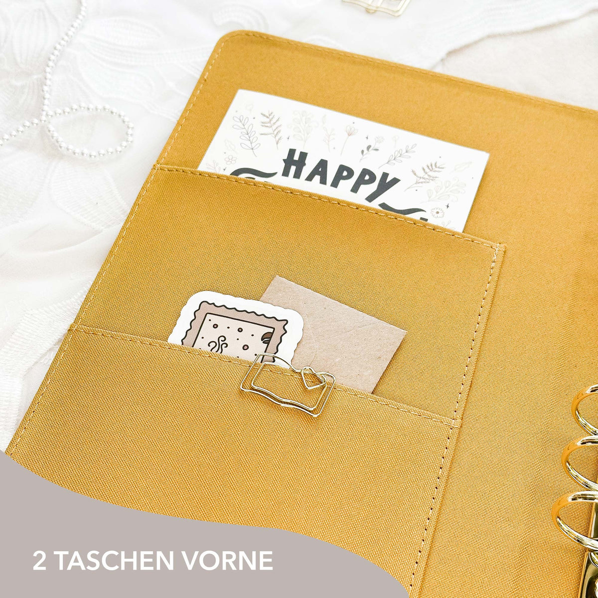 Ring Binder - Mustard