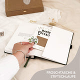 Dotted notebook - 176 pages - 100% recycled paper - Olive