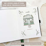 Hand-drawn journal - Undated planner - Olive