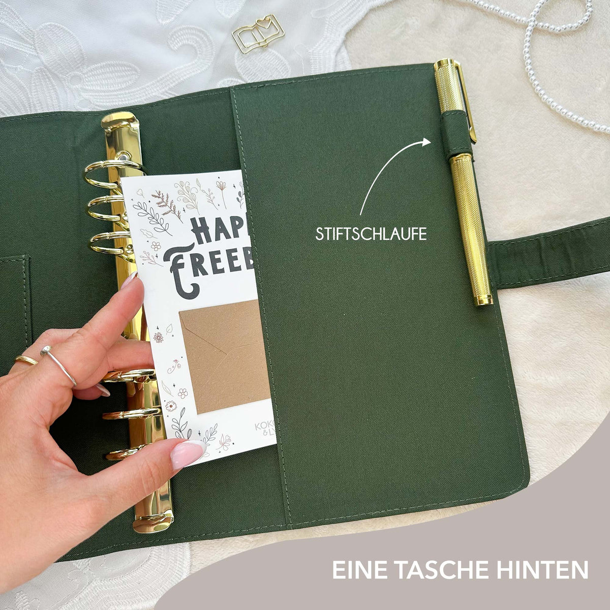 Ring Binder - Olive