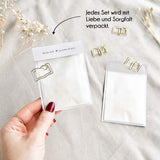 Tulip paper clips - Gold - 5 pieces