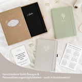 Gepunktetes Notizbuch - 176 Seiten - 100% Recyclingpapier - Schwarz