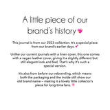 SPECIAL VERSION - Hand-drawn planner - Undated - 100% recycled paper - Black vegan leather