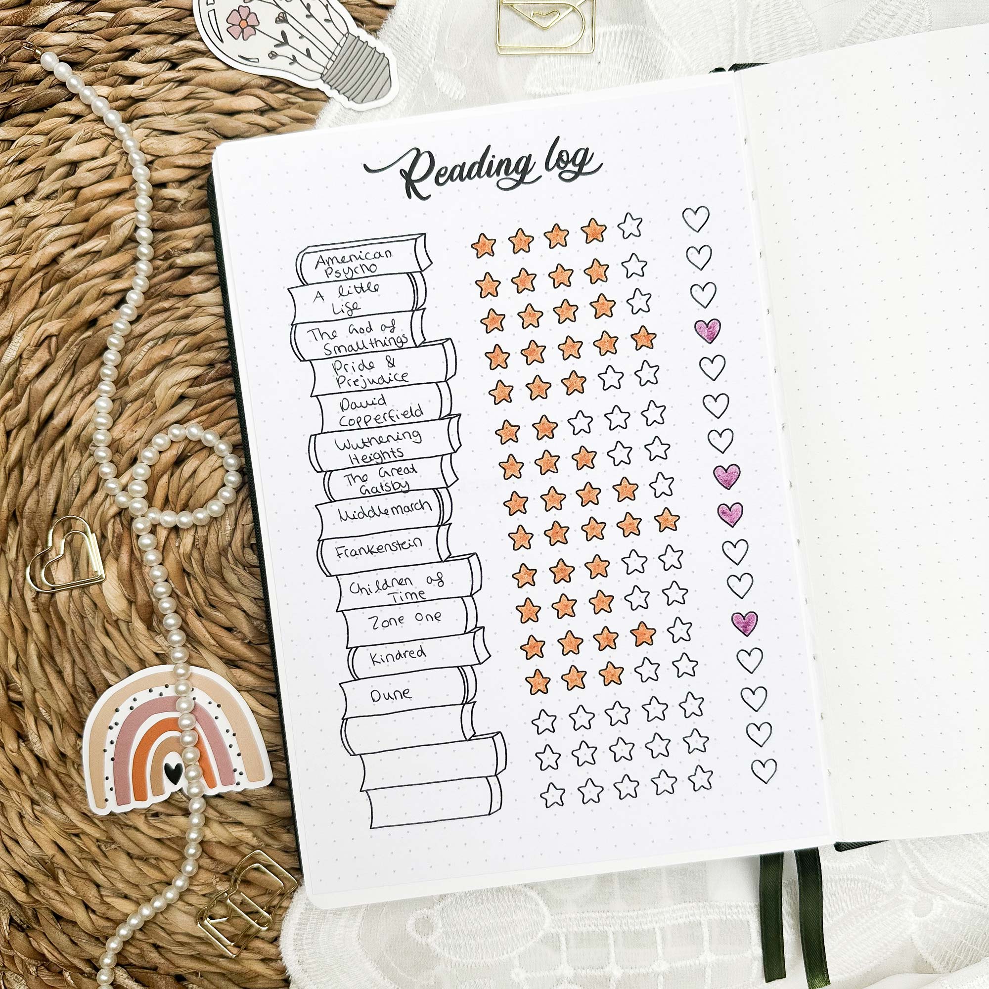 たこページ Reading log - Stick-in-page - 100% recycled paper – koko & lynn