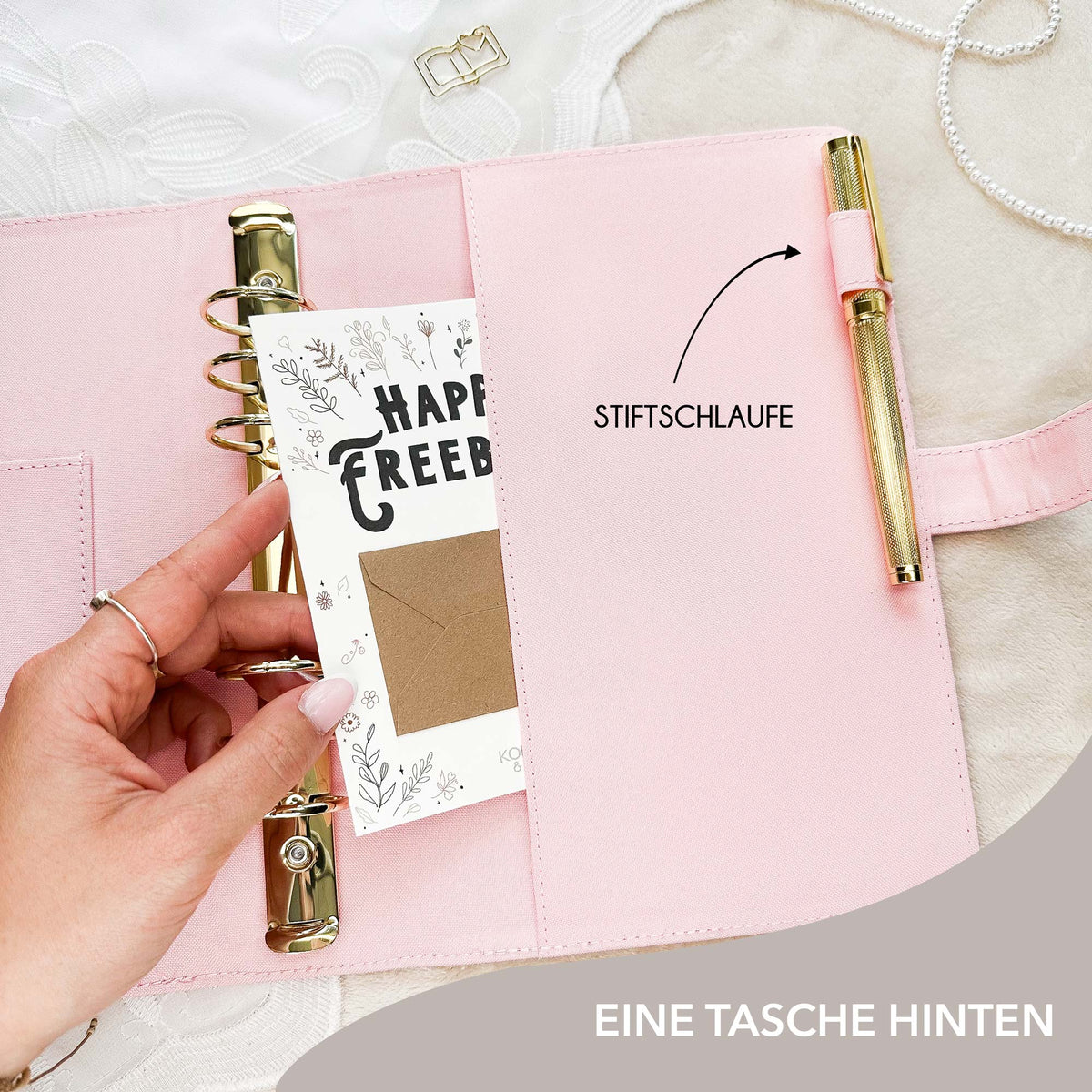 Ring Binder - Rose