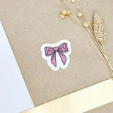 Hand-drawn sticker - Bow - Size M
