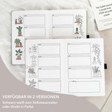 SPECIAL VERSION - Hand-drawn planner - Undated - 100% recycled paper - Black vegan leather