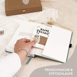 Dotted notebook - 176 pages - 100% recycled paper - Teal