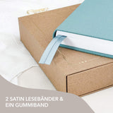 Hand-drawn planner - Undated - 100% recycled paper - Teal